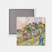 ビンセント・ヴァン・ゴッホ – ハウスと姿 マグネット (正面/裏面)