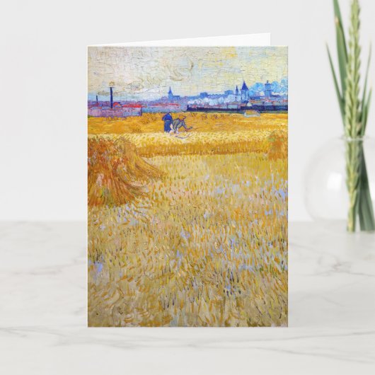 ビンセント・ヴァン・ゴッホ – ハーベスターズ カード (正面)