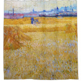 ビンセント・ヴァン・ゴッホ – ハーベスターズ シャワーカーテン (正面)