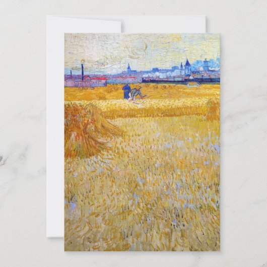 ビンセント・ヴァン・ゴッホ – ハーベスターズ 招待状 (正面)