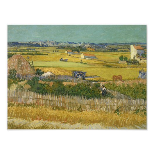ビンセント・ヴァン・ゴッホ – ハーベスト フォトプリント            (正面)