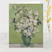 ビンセント・ヴァン・ゴッホ、バラの花瓶、花瓶のバラ カード (黄色い花)