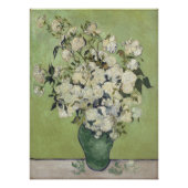 ビンセント・ヴァン・ゴッホ、バラの花瓶、花瓶のバラ フォトプリント            (正面)