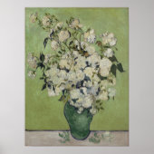 ビンセント・ヴァン・ゴッホ、バラの花瓶、花瓶のバラ ポスター (正面)