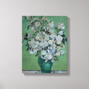 ビンセント・ヴァン・ゴッホ バラの花瓶, 1890 キャンバスプリント