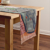 ビンセント・ヴァン・ゴッホ-バラ&アネモネス付き花瓶 ショートテーブルランナー (インサイチュ)