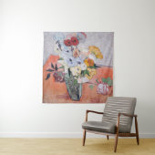 ビンセント・ヴァン・ゴッホ-バラ&アネモネス付き花瓶 タペストリー (インサイチュ)