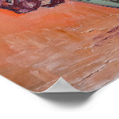 ビンセント・ヴァン・ゴッホ-バラ&アネモネス付き花瓶 ポスター (角)