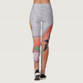 ビンセント・ヴァン・ゴッホ-バラ&アネモネス付き花瓶 レギンス (裏面)