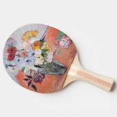 ビンセント・ヴァン・ゴッホ-バラ&アネモネス付き花瓶 卓球ラケット (横)