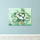 ビンセント・ヴァン・ゴッホ-バラ キャンバスプリント (インサイチュ (ウッドフロア))