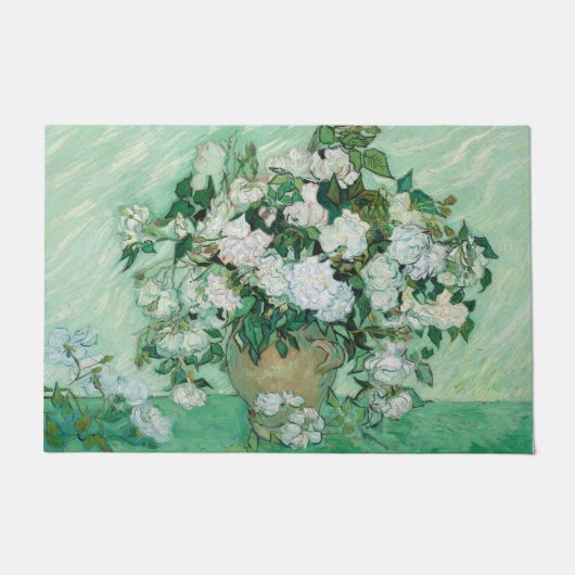 ビンセント・ヴァン・ゴッホ-バラ ドアマット (正面)