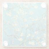 ビンセント・ヴァン・ゴッホ・パープモンアーモンド・ツリー ガラスコースター (裏面)