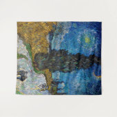 ビンセント・ヴァン・ゴッホ – ヒノキとスターのある道路 タペストリー (正面(横))