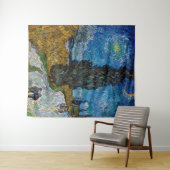 ビンセント・ヴァン・ゴッホ – ヒノキとスターのある道路 タペストリー (インサイチュ(横))