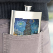 ビンセント・ヴァン・ゴッホ – ヒノキとスターのある道路 フラスク (インサイチュ)