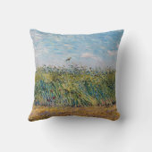 ビンセント・ヴァン・ゴッホ – ヒバリと小麦フィールド クッション (裏面)