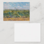 ビンセント・ヴァン・ゴッホ – ヒバリと小麦フィールド ノートカード (正面/裏面)