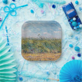 ビンセント・ヴァン・ゴッホ – ヒバリと小麦フィールド ペーパープレート (パーティー)