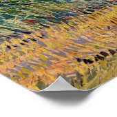 ビンセント・ヴァン・ゴッホ – ヒバリと小麦フィールド ポスター (角)