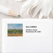 ビンセント・ヴァン・ゴッホ – ヒバリと小麦フィールド ラベル (インサイチュ)