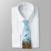 ビンセント・ヴァン・ゴッホ – ヒバリのある小麦畑 ネクタイ (タイ)