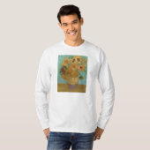ビンセント・ヴァン・ゴッホ – ヒマワリ Tシャツ (正面フル)