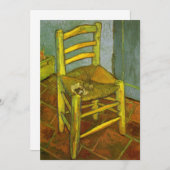 ビンセント・ヴァン・ゴッホ – ビンセントの椅子と彼のパイプ (正面/裏面)