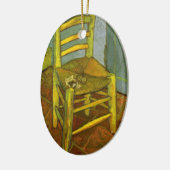 ビンセント・ヴァン・ゴッホ – ビンセントの椅子と彼のパイプ セラミックオーナメント (左)