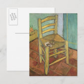 ビンセント・ヴァン・ゴッホ |ビンセント椅子, 1888 ポストカード (正面/裏面)