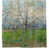 ビンセント・ヴァン・ゴッホ – ピンクオーチャード シャワーカーテン (正面)