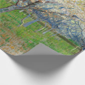 ビンセント・ヴァン・ゴッホ – ピンクオーチャード ラッピングペーパー (角)