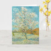 ビンセント・ヴァン・ゴッホ – ピンク・ピーチ・ツリーinブロッサム カード (黄色い花)