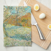 ビンセント・ヴァン・ゴッホ – ピンク・ピーチ・ツリーinブロッサム キッチンタオル (四つ折り)
