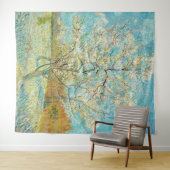 ビンセント・ヴァン・ゴッホ – ピンク・ピーチ・ツリーinブロッサム タペストリー (インサイチュ(横))