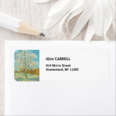 ビンセント・ヴァン・ゴッホ – ピンク・ピーチ・ツリーinブロッサム ラベル (インサイチュ)