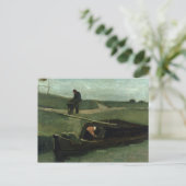 ビンセント・ヴァン・ゴッホ ピートボート| 1883 ポストカード (スタンド正面)