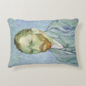 ビンセント・ヴァン・ゴッホ – ファン・ゴッホブルーのセルフポートレート アクセントクッション (正面)