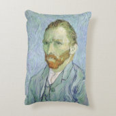 ビンセント・ヴァン・ゴッホ – ファン・ゴッホブルーのセルフポートレート アクセントクッション (裏面(縦))