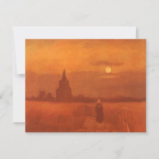 ビンセント・ヴァン・ゴッホ – フィールドの古い塔 (正面)