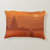 ビンセント・ヴァン・ゴッホ – フィールドの古い塔 アクセントクッション (裏面)