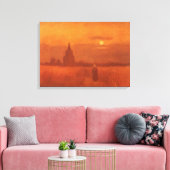 ビンセント・ヴァン・ゴッホ – フィールドの古い塔 キャンバスプリント (インサイチュ (リビング))