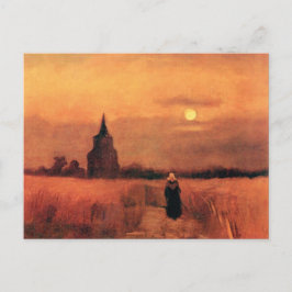 ビンセント・ヴァン・ゴッホ – フィールドの古い塔 ポストカード