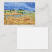 ビンセント・ヴァン・ゴッホ – フィールド/オーヴェース平野 ノートカード (正面/裏面)