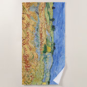 ビンセント・ヴァン・ゴッホ – フィールド/オーヴェース平野 ビーチタオル (正面)