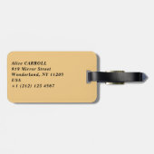 ビンセント・ヴァン・ゴッホ – フィールド/オーヴェース平野 ラゲッジタグ (裏面横)