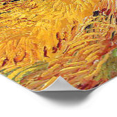 ビンセント・ヴァン・ゴッホ – ブラックカラスと小麦フィールド ポスター (角)