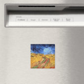 ビンセント・ヴァン・ゴッホ – ブラックカラスと小麦フィールド マグネット (インサイチュ (食洗機))