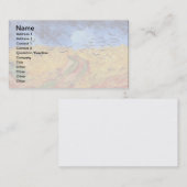 ビンセント・ヴァン・ゴッホ – ブラックカラスと小麦フィールド 名刺 (正面/裏面)