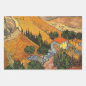 ビンセント・ヴァン・ゴッホ – ブロウマンとの谷 ラッピングペーパーシート (正面3)